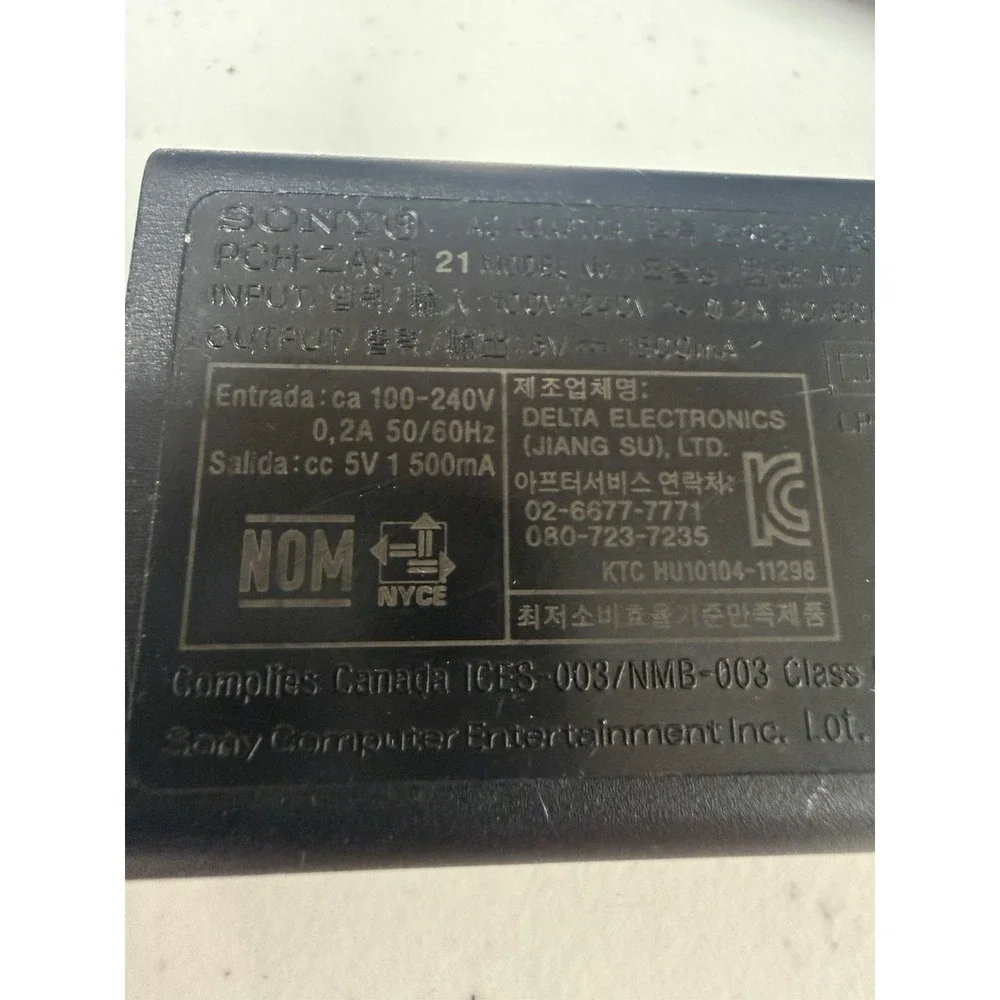 Genuine OEM Sony PS Vita Charger AC Adapter Power Supply PCH-ZAC1